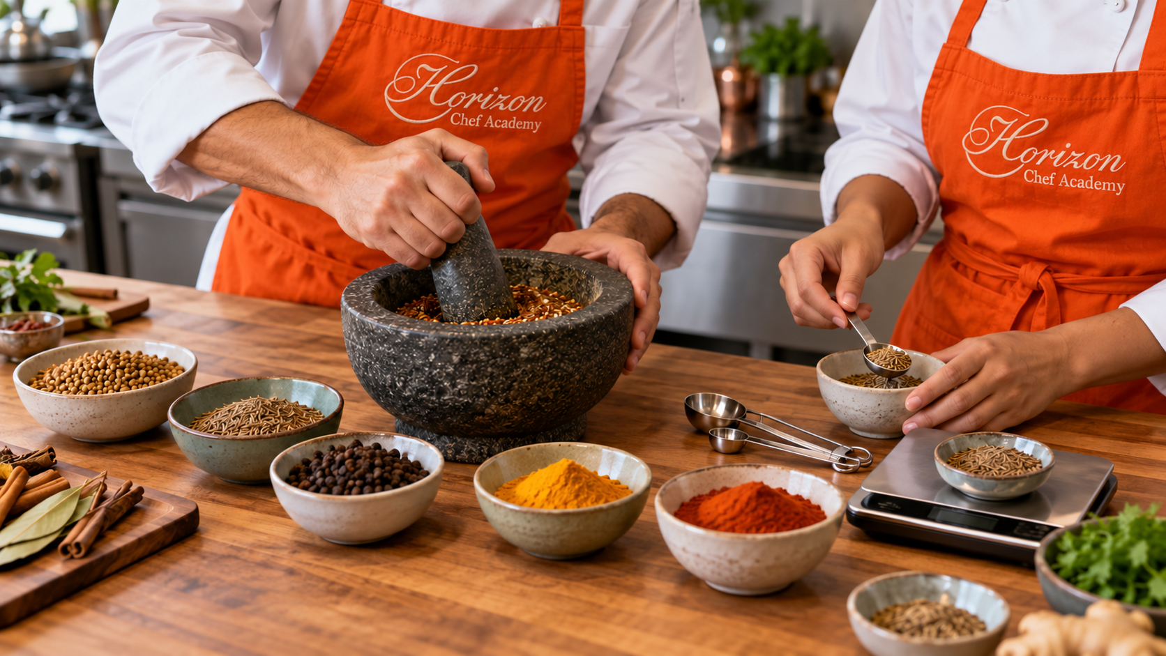 ورکشاپ ادویه‌شناسی و ترکیب ادویه